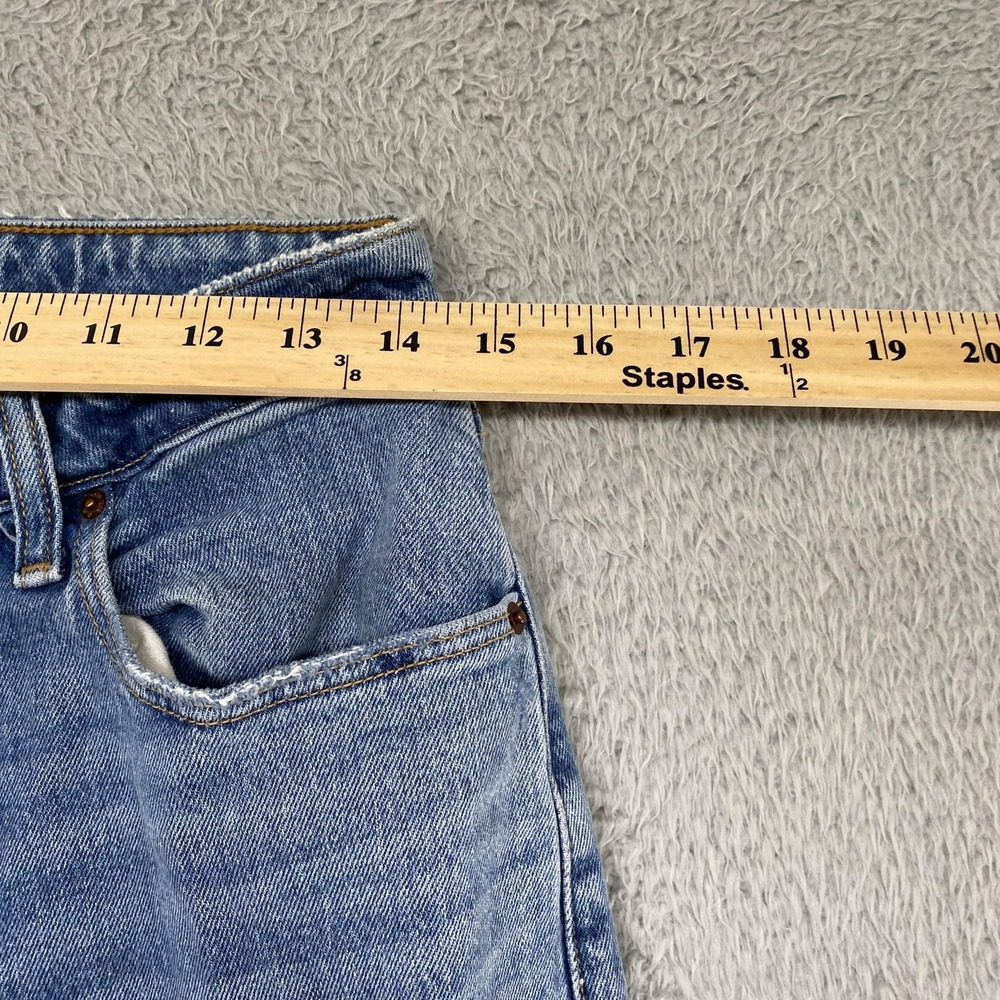 Abercrombie 90s Relaxed Jeans Womens 28 High Rise Curve Love Blue Stretch Denim - Picture 6 of 14